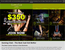 Tablet Screenshot of gamingclub.org